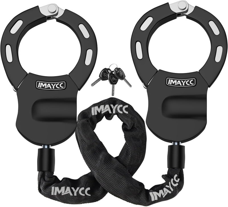 IMAYCC Scooter Locks Anti Theft,Bike Chain Lock with Key,Electric Scooter Lock Anti Theft for Segway,Ninebot and Bicycle Lock Cable Accessories - Image 1